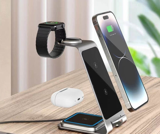Fast and Efficient 3 In 1 Wireless Charger